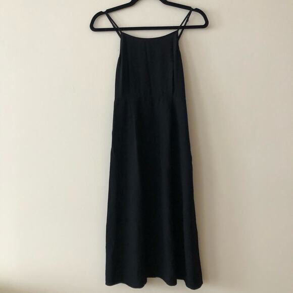 Aritzia Wilfred Black Sleeveless Midi Dress - Picture 3 of 6